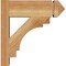 Ekena Millwork Merced Rough Sawn Arts and Crafts Outlooker, Western Red Cedar, 6"W x 16"D x 16"H OUT06X16X16MRC03RWR - alternate 3